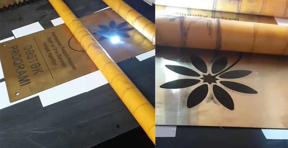 brass panel engraving